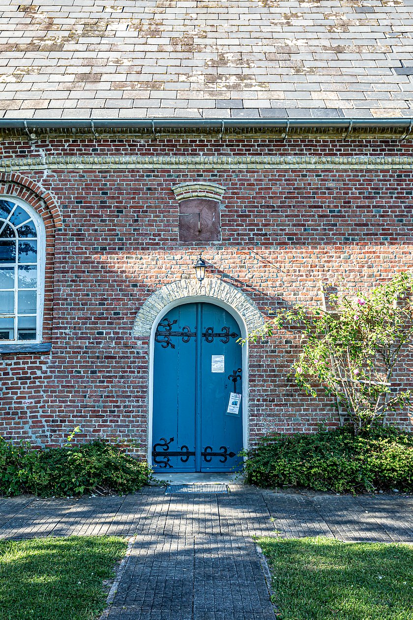 Tür der Dagebüller Kirche