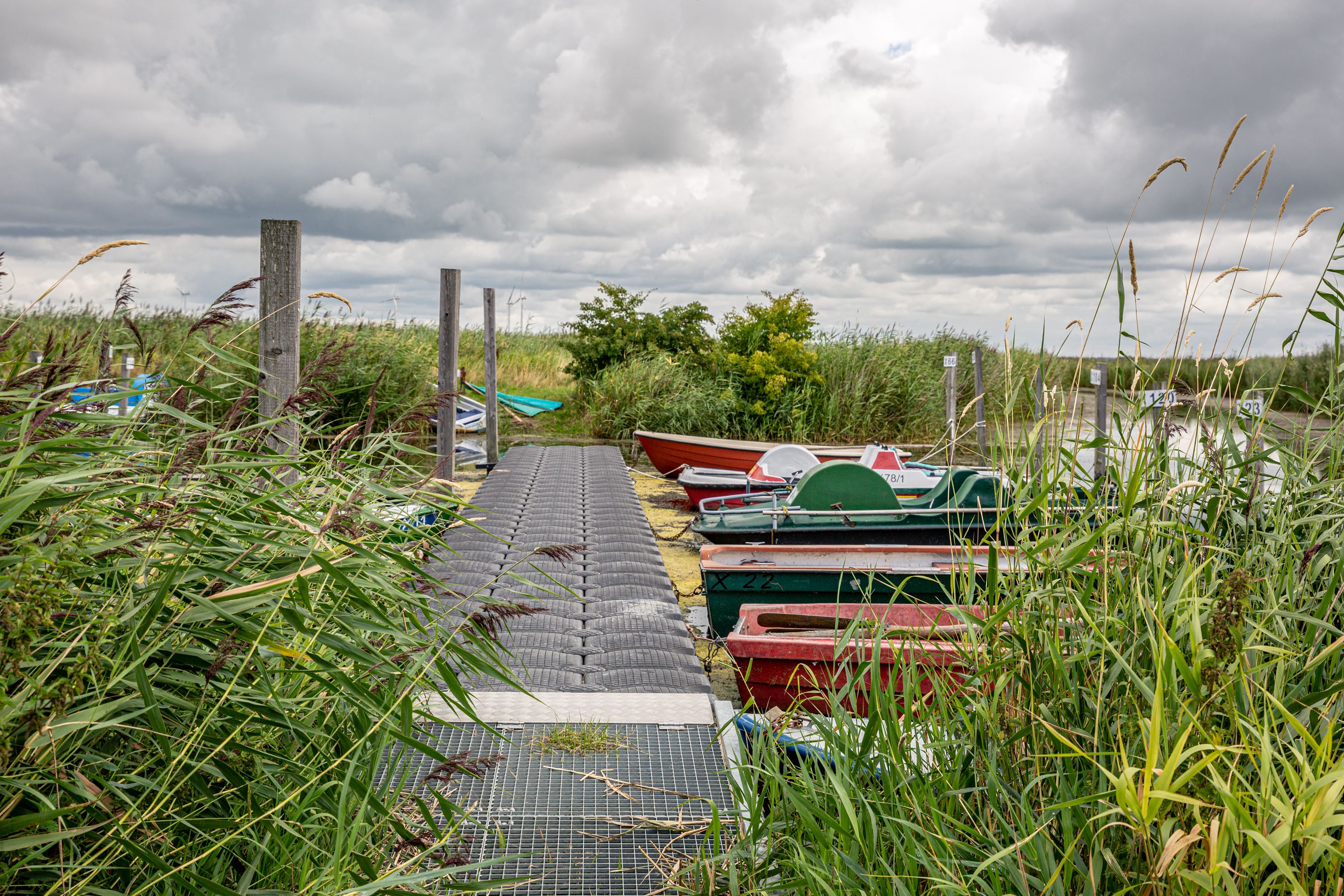 Boote am Bottschlotter See