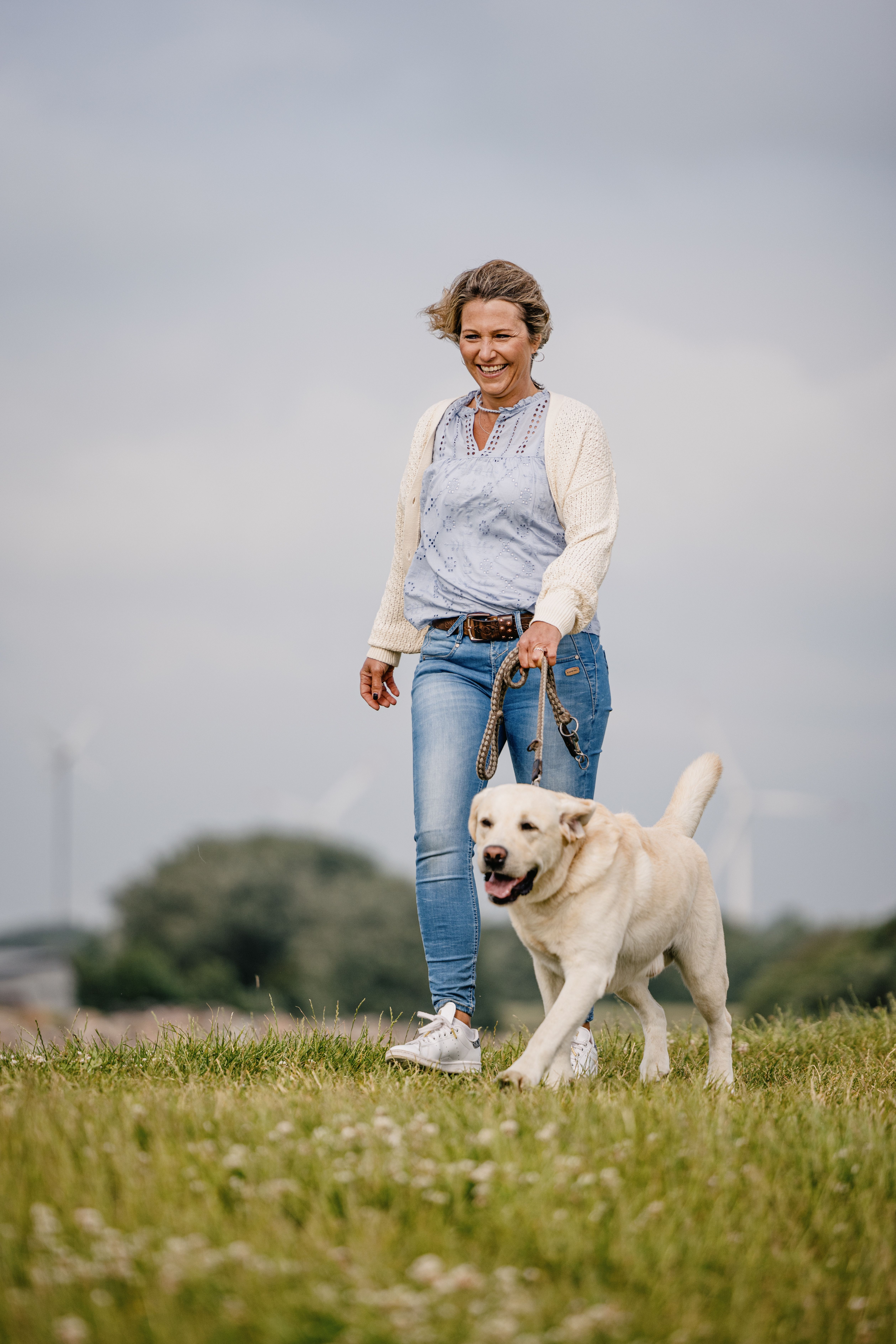 Hund am Dagebüller Badedeich