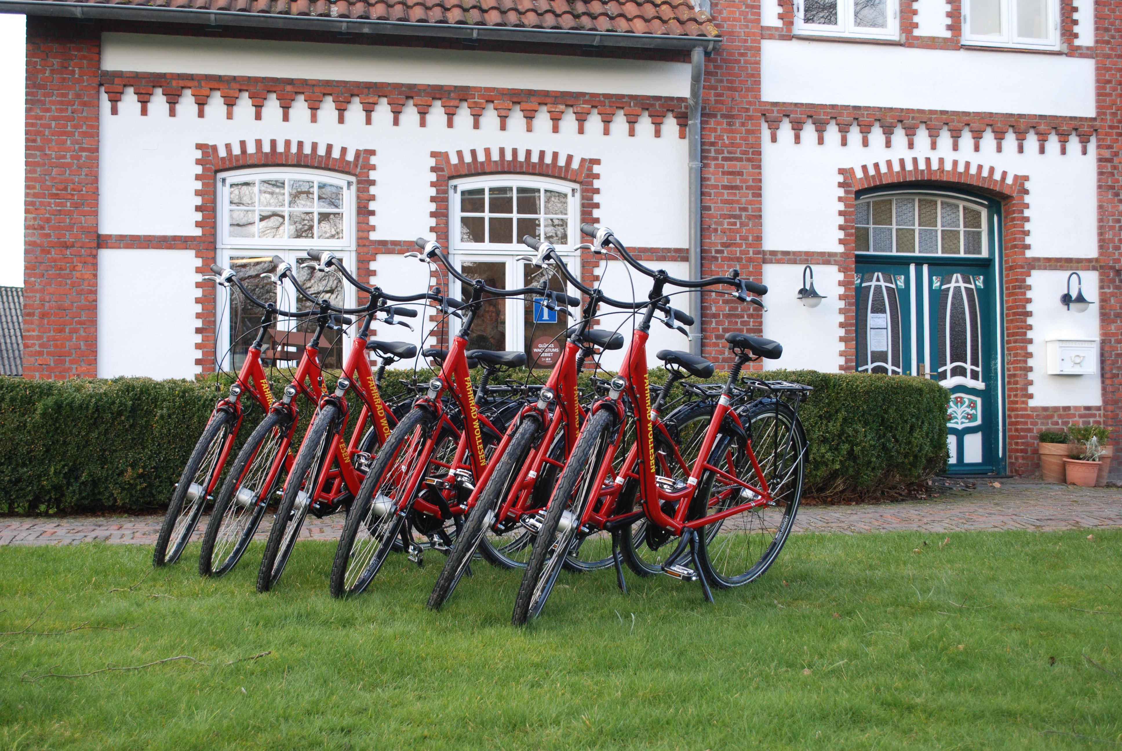 Fahrradvermietung im Infozentrum Wiedingharde