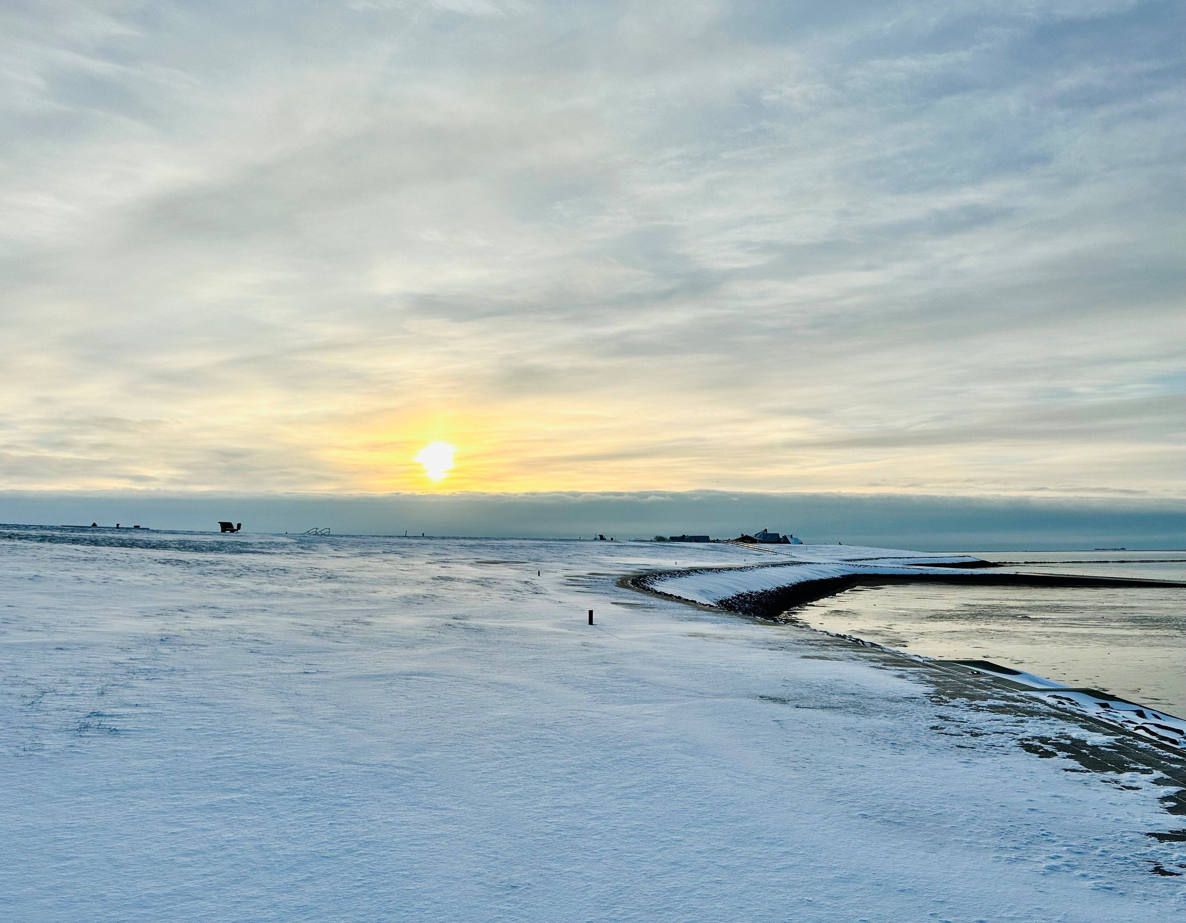 Dagebüller Küste im Winter