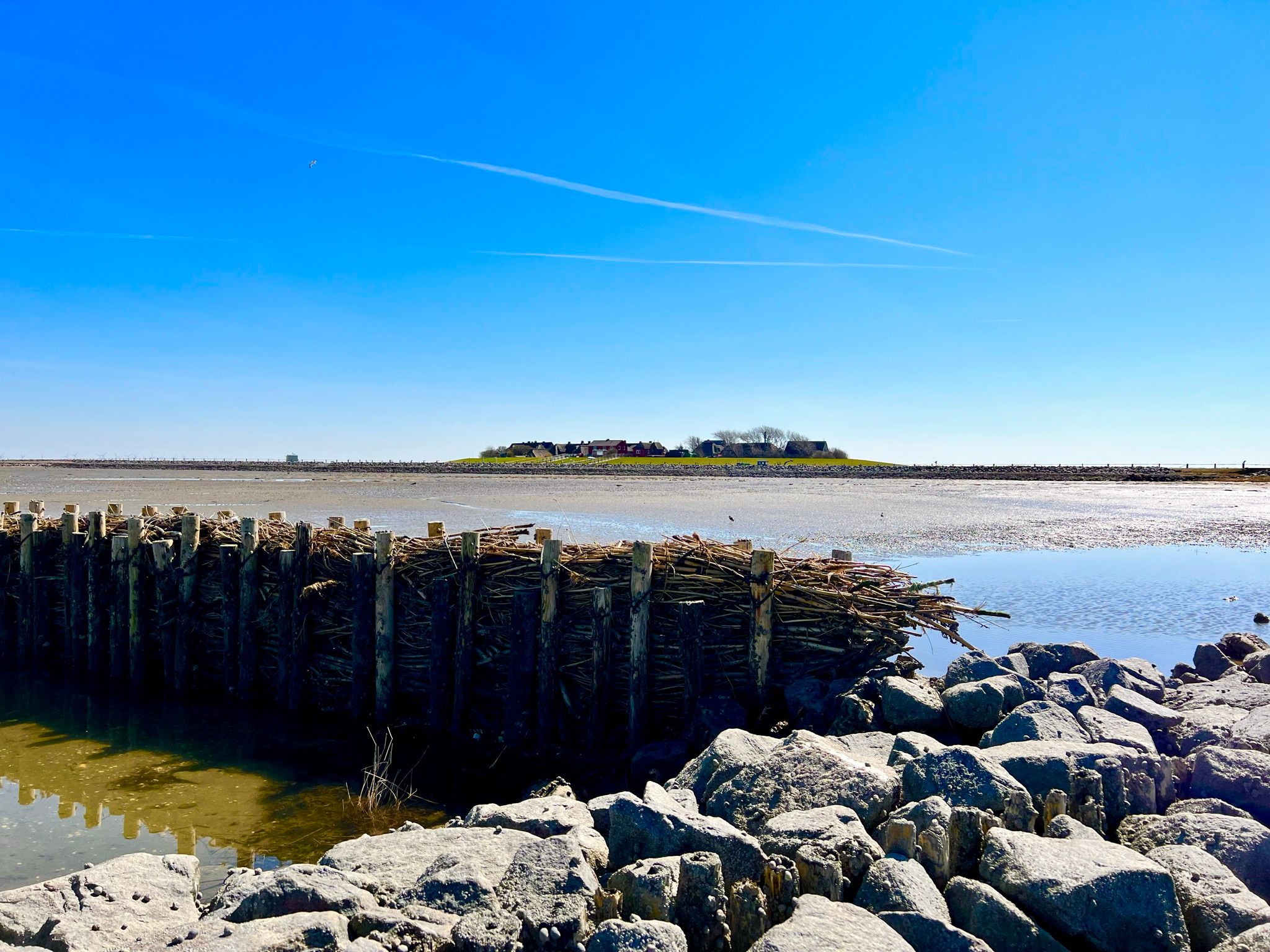 Wattwanderung ab Dagebüll zur Hallig Oland.