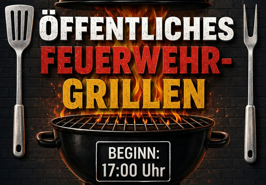 Öffentliches Feuerwehr-Grillen
