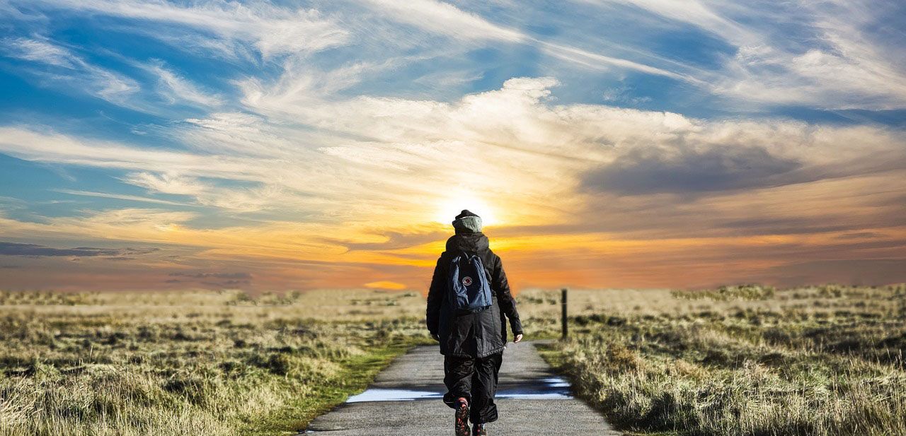 Wanderung im Herbst in Dagebüll